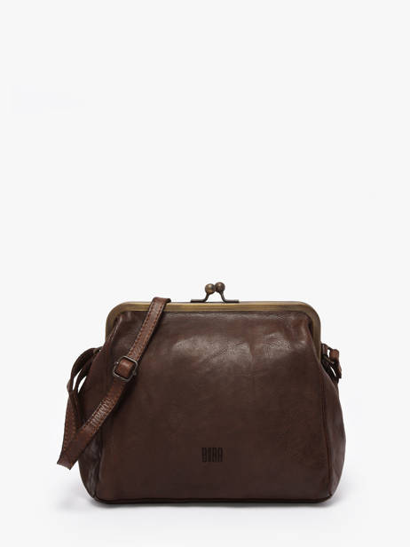 Cross Body Tas Heritage Leder Biba Bruin heritage BT22