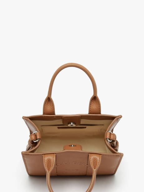 Cross Body Tas Rsg Polyurethaan Karl lagerfeld Bruin rsg A4W30266 ander zicht 3