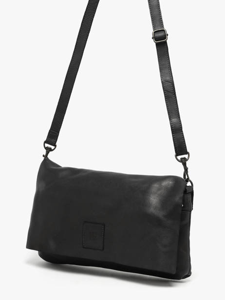 Cross Body Tas Heritage Leder Biba Zwart heritage BT5 ander zicht 2
