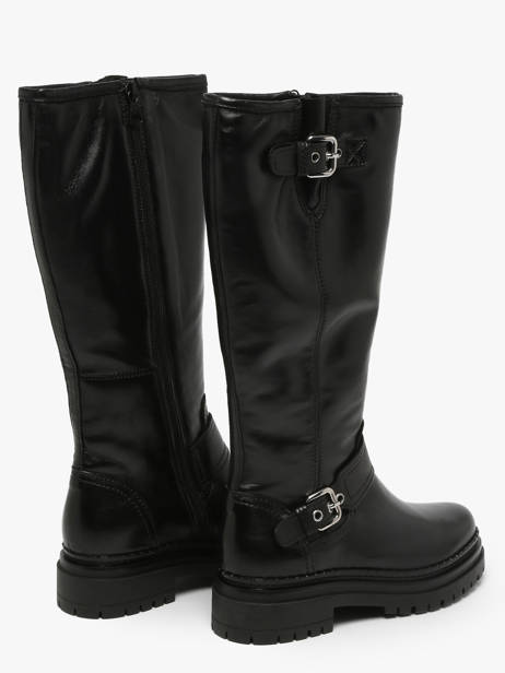 Laarzen Uit Leder Mjus Zwart women L97305 ander zicht 2