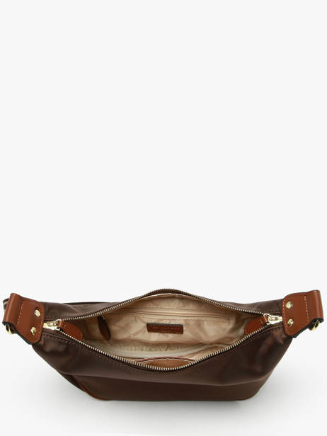 Cross Body Tas Jamie Nylon Ted lapidus Bruin jamie DU43503 ander zicht 2