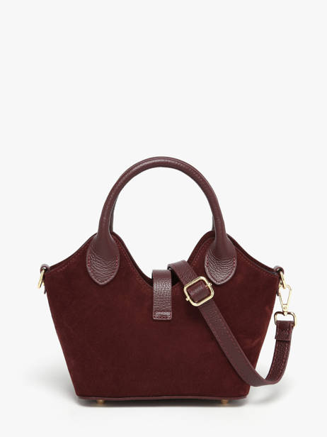 Handtas Velvet Studs Milano Rood velvet studs VS25091 ander zicht 4