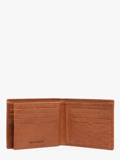 Chequehouder Leder Maverick Bruin rough gear MAVRG006 ander zicht 2