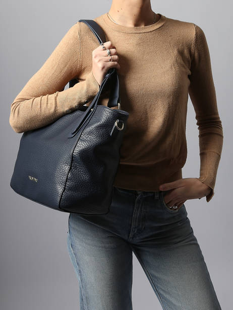 Schoudertas Farrah Re Valentino Blauw farrah re VBS9DE01 ander zicht 1