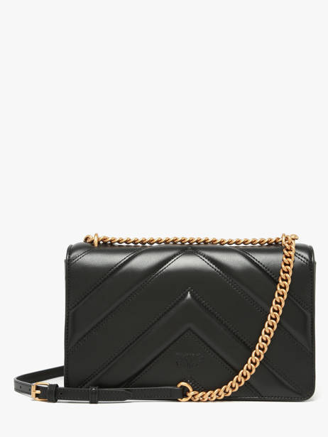 Cross Body Tas Love Bag Icon Leder Pinko Zwart love bag icon 4549A2OS ander zicht 3