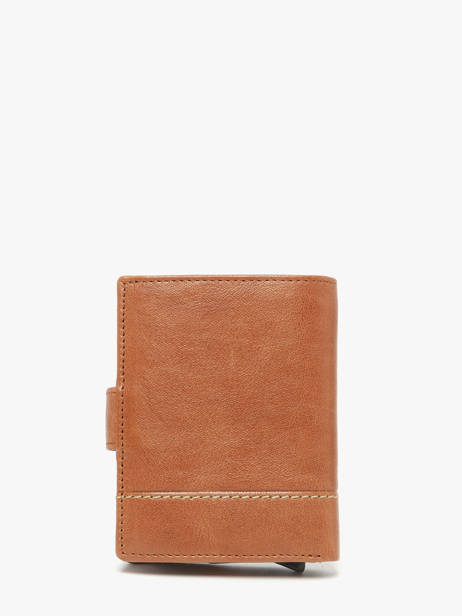 Chequehouder Met Portemonnee Leder Maverick Bruin rough gear MAVRG063 ander zicht 2