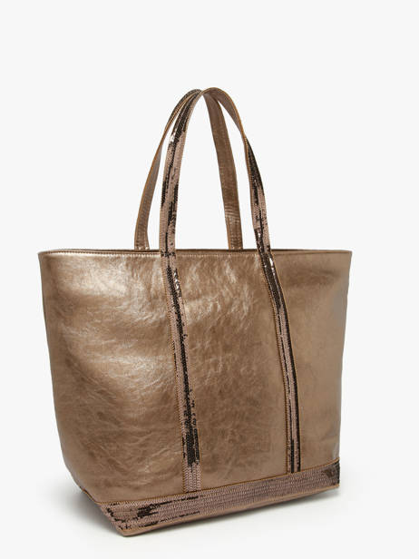 Schoudertas Cabas Vanessa bruno Goud cabas 20V40409 ander zicht 1