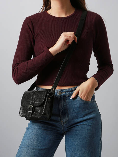 Cross Body Tas Eclipse Leder Paul marius Zwart eclipse ESSENECL ander zicht 1