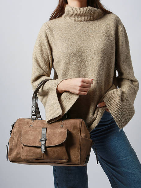 Schoudertas Velvet Soft Miniprix Bruin velvet soft 6551 ander zicht 1