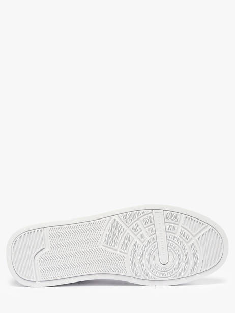 Sneakers Uit Leder Tommy hilfiger Wit men 536702W ander zicht 4