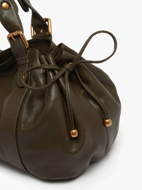 Schoudertas Icone Leder Gerard darel Groen icone DCS01410 ander zicht 3