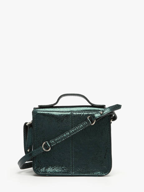 Cross Body Tas Melle George Xs Minuit Leder Paul marius Groen minuit GEORXMIN ander zicht 3