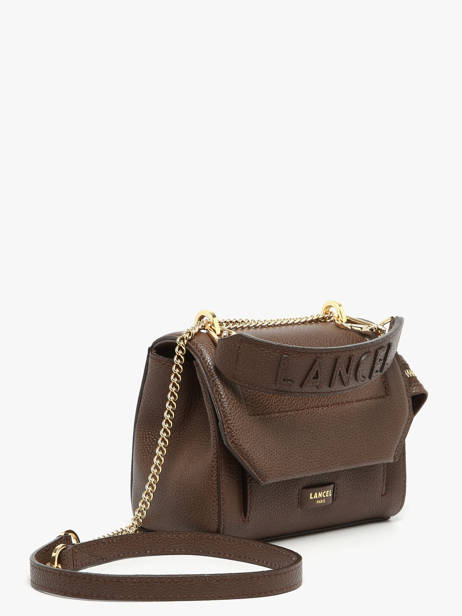 Handtas S Ninon Leder Lancel Bruin ninon A09221 ander zicht 1