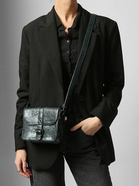 Cross Body Tas L'essentiel Minuit Leder Paul marius Groen minuit ESSENMIN ander zicht 1