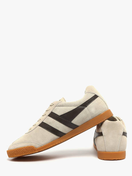 Sneakers Harrier Uit Leder Gola Beige men CMA192 ander zicht 2