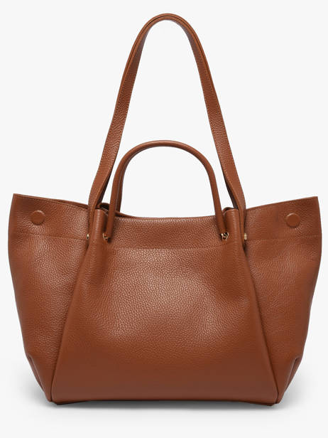 Schoudertas Foulonne Double Louisa Leder Lancaster Bruin foulonne double louisa 90 ander zicht 3