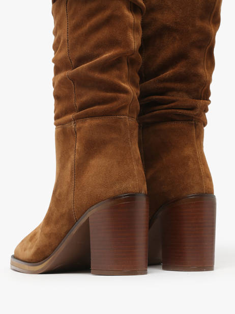 Laarzen Met Hak Camden Uit Leder Alpe Bruin women 52191101 ander zicht 6