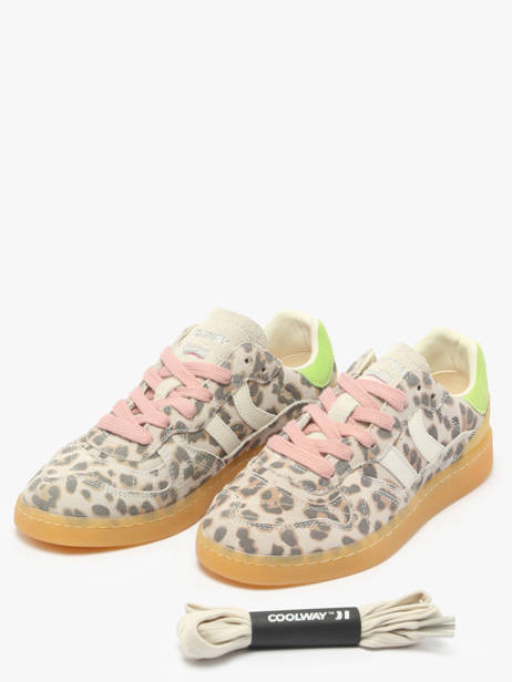 Sneakers Goal Uit Leder Coolway Veelkleurig women 7603184 ander zicht 5