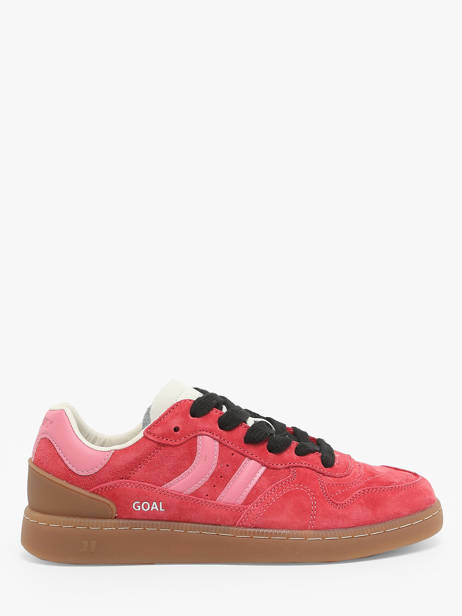 Sneakers Goal Uit Leder Coolway Rood women 7694931