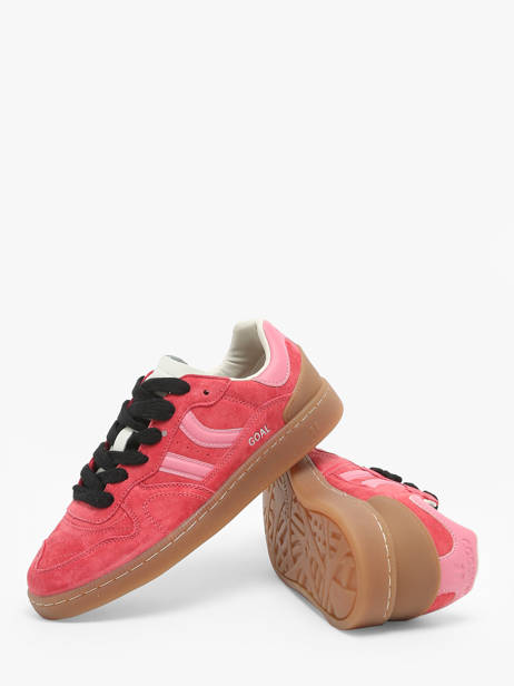 Sneakers Goal Uit Leder Coolway Rood women 7694931 ander zicht 4