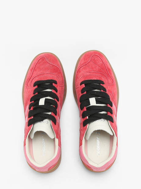 Sneakers Goal Uit Leder Coolway Rood women 7694931 ander zicht 7