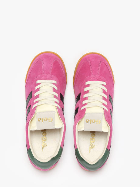 Sneakers Elan Uit Leder Gola Roze women CLB538 ander zicht 3