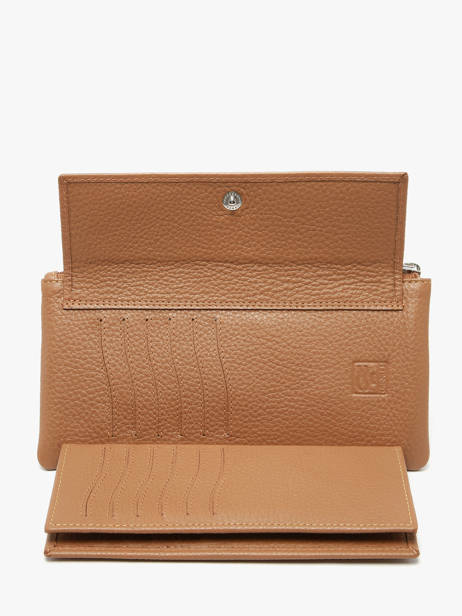 Portefeuille Caviar Leder Crinkles Bruin caviar 14104 ander zicht 1