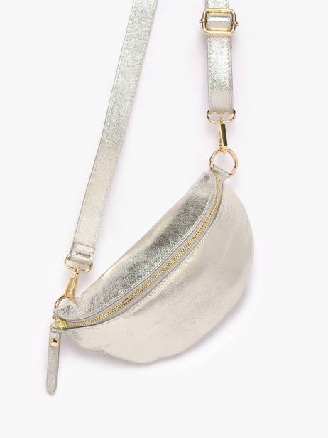 Heuptasje Leder Milano Zilver nine NI19091 ander zicht 2