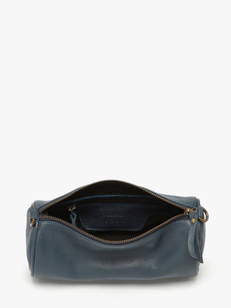 Cross Body Tas Cow Leder Basilic pepper Blauw cow BCOW87 ander zicht 3