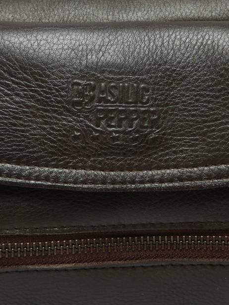 Cross Body Tas Cow Leder Basilic pepper Bruin cow BCOW86 ander zicht 5