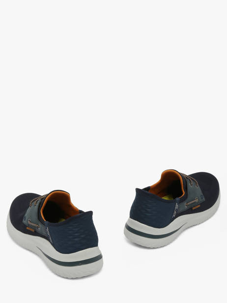 Sneakers Skechers Blauw men 210606 ander zicht 2