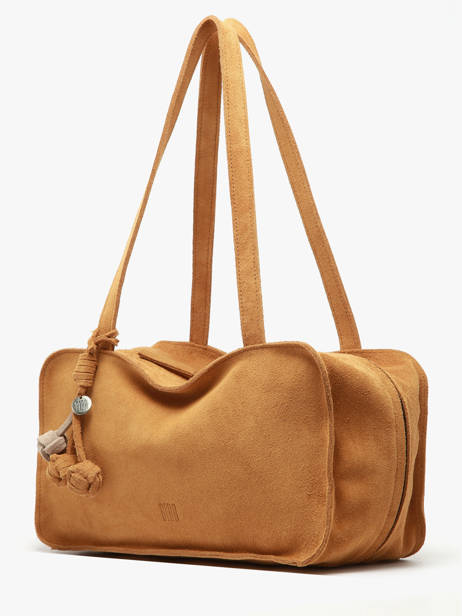 Schoudertas Leather Biba Bruin leather BLI1L ander zicht 2