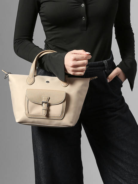 Cross Body Tas Kiana Nylon Hexagona Beige kiana 1720185 ander zicht 1