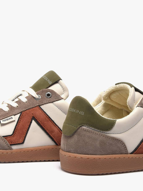 Sneakers Uit Leder Redskins Beige men ELDORADO ander zicht 2