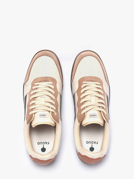 Sneakers Uit Leder Faguo Beige men 26CG3202 ander zicht 3