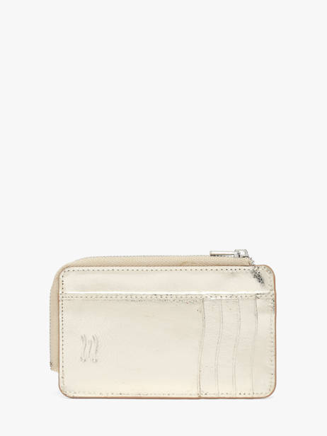 Kaarthouder Caviar Leder Crinkles Goud caviar 14318