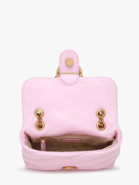 Cross Body Tas Love Baby Puff Leder Pinko Roze love bag puff A0F2 ander zicht 4