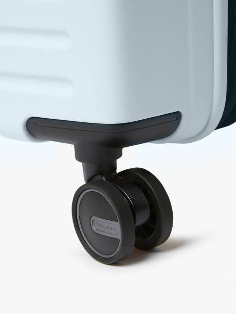 Harde Reiskoffer Restackd Samsonite Blauw restackd 150704 ander zicht 2