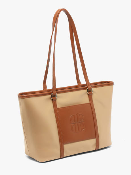 Schoudertas S Fran Nylon Laurent david Beige ld bags 53 ander zicht 2