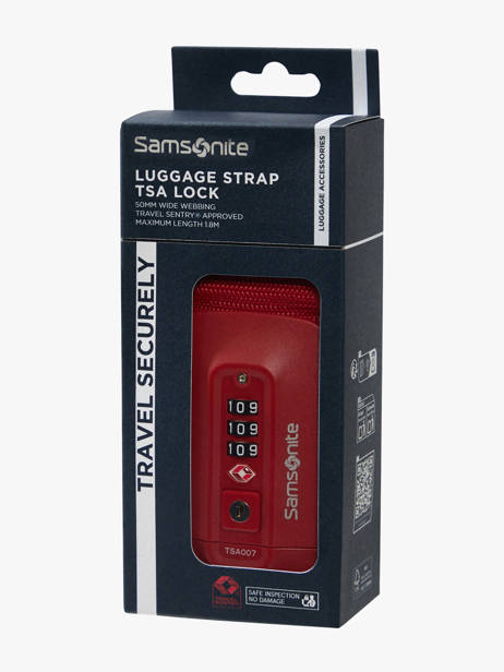 Bagageriem Samsonite Rood ta revolution 155591 ander zicht 2