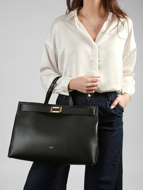 Handtas L Angèle Leder Lancel Zwart angele A14018 ander zicht 1