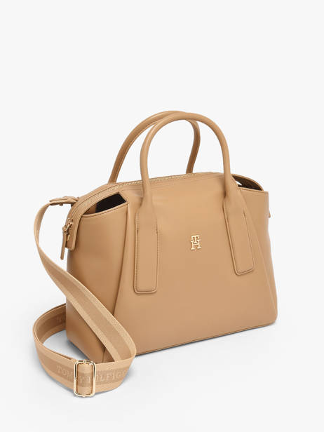 Handtas Th Essential Tommy hilfiger Bruin th essential AW18532 ander zicht 2