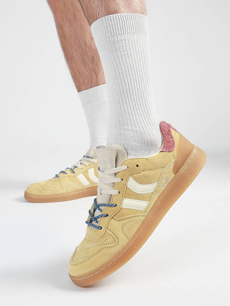 Sneakers Uit Leder Coolway Geel men 8693817 ander zicht 1