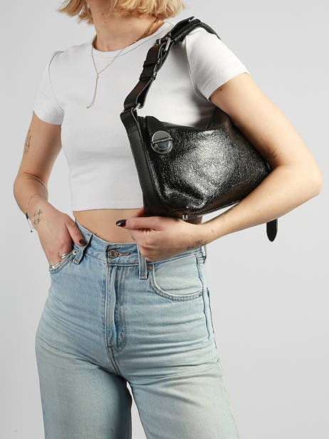 Schoudertas Eclipse Leder Paul marius Zwart eclipse ELLIBECL ander zicht 1