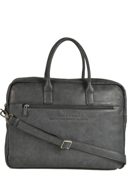 Documententas /cross Body Arthur & aston Zwart diego 1438-23 ander zicht 3