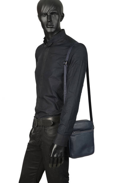 Cross Body Tas Lancaster Blauw soft vintage homme 14 ander zicht 2