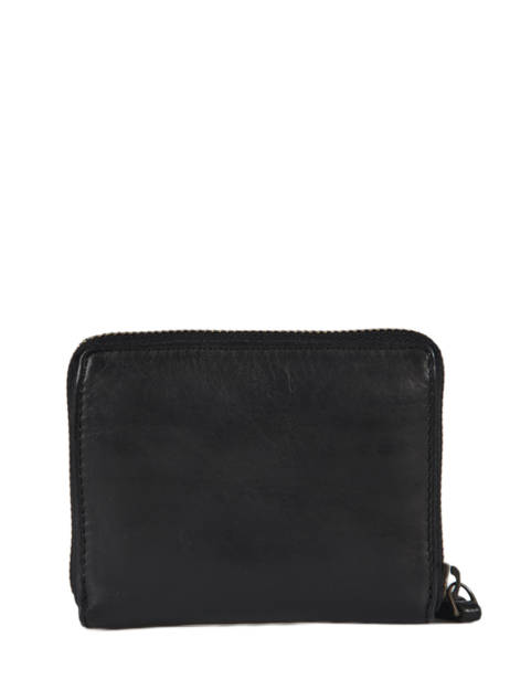 Portemonnee Texas Leder Biba Zwart heritage BT11 ander zicht 2