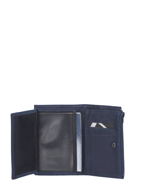 Portemonnee Etincelle Nubuck Leder Etrier Blauw etincelle nubuck EETN619 ander zicht 3