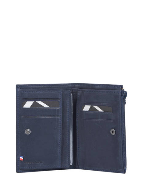 Portemonnee Etincelle Nubuck Leder Etrier Blauw etincelle nubuck EETN619 ander zicht 1