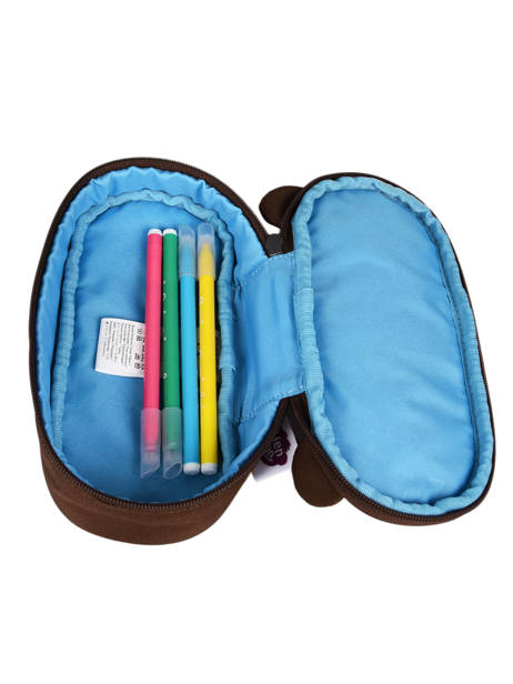 Pennenzak 1 Compartiment Pencil Case Affenzahn Bruin pencil case PEN1 ander zicht 1